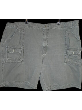 Cabela’s 7 Pocket Hiker Cargo Shorts Men’s 50 Gray Utility Cotton